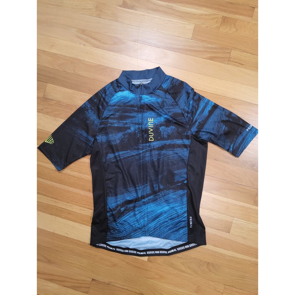 Primal Cycling Jersey DuVine Allez Blue Full Zip